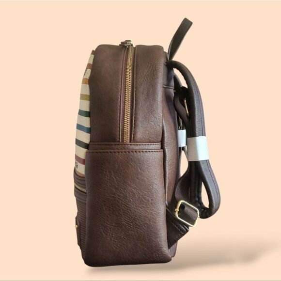 Loungefly Disney Winnie the Pooh Stripes Mini Backpack - Picture 2 of 5